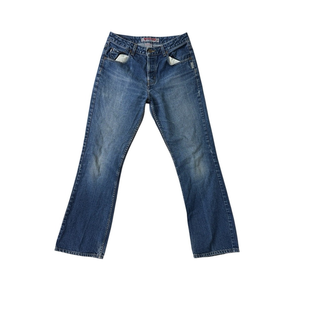 Vintage Mens Silver Jeans Button Fly Blue Denim Work Canada 30 x 31 (tag 30x32)